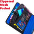 Case-it The Open Tab Velcro Opening Binder, 2 Inch O-Rings, 5 Color Tab Expanding File Folder, 400 Sheet Capacity, Blue