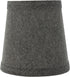 Aspen Creative 32716-2A, 3" 4" 4" Set 2 Empire Clip-On Chandelier Lamp Shade, Grey, Top x Bottom x Slant Height
