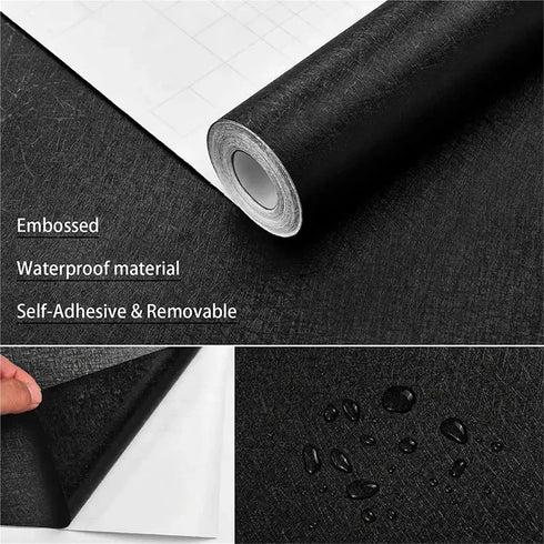 CHYLMAPHEN Silk,55cmx2M) Self Adhesive Wallpaper Self-Adhesive Wallpaper for Cabinet, Table & Room Backdrop Home Decor