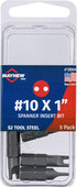 Mayhew Tools 19613-4 Square Recess Power Bit, NO. 3 x 2.75", 4-Pack by Mayhew Tools