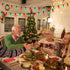 C7 25Ft C7 27 Bulbs, 0.6 E12 Oviejo LED Christmas Lights, Red Green Ceramic String Lights with Red Green LED Vintage