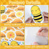 Bee Birthday Bulletin Board Set with Happy Bee Day Decorations, Honeycomb Cutouts, and Sunflowers for Classroom Decor