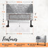 Country Autumn Alley Farmhouse Galvanized Toilet Paper Holder with Shelf Durable Wall Mount Tissue Paper Holder