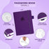 Clever Fox Password Book with Alphabetical Tabs, Internet Address Organizer Logbook for Website Logins