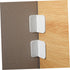 8pcs TEHAUX Furniture Wall Anchor Kit Secure Shelves Dressers Bookcases Tv Stands Adhesive Mounts Childproof