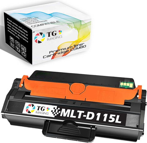 TG Imaging Compatible Toner Cartridge Replacement for Samsung MLT-D115L for M2870FW, M2830DW Laser Printer (High Yield,
