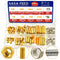 M3 Hex Male Female Brass Spacers Standoffs Screws Nuts Assortment Kit, 120 Pcs for PCB, Circuit Board Mounting