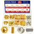 M3 Hex Male Female Brass Spacers Standoffs Screws Nuts Assortment Kit, 120 Pcs for PCB, Circuit Board Mounting