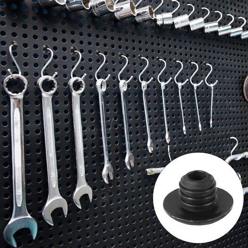 180pcs Pegboard Hook Locks for 1/4 Inch Pegboard Hook Accessories - Security Locks to Stop Hooks from Falling Off