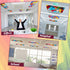 6 60 4 2 Pcs Fluorescent Light Covers with Magnets Decorative for Classroom Ceiling Lights x Feet Magnetic Light Cover