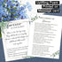 Qpige 50 Bulk Memorial Cards Funeral Favors for Guest, Funeral Wake Celebration of Life Decorations, In Loving Memory