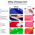 Plastic Envelopes, 12 Pack Document Folders, A4 Size, Snap Closure, Reusable Plastic File Folder, Poly Envelopes