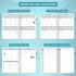 Clever Fox Budget Planner - Expense Tracker Notebook, Monthly Budgeting Organizer, A5 (Teal)