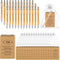 Fulmoon 108 Pcs Employee Appreciation Gifts Set, Team Gifts with 36 Notepad, 36 Retractable Pen, 36 Organza Bags