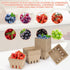 20 Pack (20 Berry Basket Natural Pulp Fiber Berry Baskets Small Blueberry Box Strawberry Basket Paper Fresh Produce