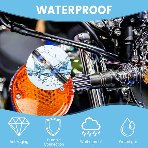 455 PCS Heat Shrink Self Soldering Butt Connector, Waterproof Wire Solder Stick Splice Connector Kit for Automotive