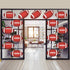 Frienda Football Cutout Large Classroom Bulletin Board Decoration, 15 Pcs Football Game Cutouts for School Decor