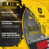 GRAFF 4 1/2 Inch Black Cut Off Wheels, Diamond Metal Cutting Disc for Angle Grinder, 60x Longer Wheel Life