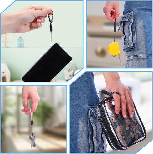 Psyqtsuary 12 4.7inch Pcs Finger Lanyard Small USB Lanyard Adjustable Portable Short Lanyards Straps for Phone Case