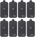 Discount TENS Electrodes, Compex Easy Snap Compatible TENS, 8 Premium Replacement Pads (2 inch x 4 inch)