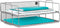 Mindspace 2 Tier Stackable Letter Tray, Paper Tray Desk Organizer, The Mesh Collection, Silver