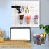 Spakon 6 Sets Pegboard Cups with Ring Hooks, Metal Pencil Holder for Desk Classroom Office Garage Workshop