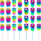 Yexiya 28 Pieces Rainbow Fun Pens for Kids, Fluffy Novelty Pens for Party Favors & School Supplies