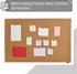 Mr. Pen Cork Board, 24”x36” - White Frame Bulletin Board for Office, Wall, Push Pin Board