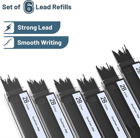 Mr. Pen Metal Mechanical Pencil Set, 0.7mm, 3 Pack, Mechanical Pencils for Sketching and Drafting