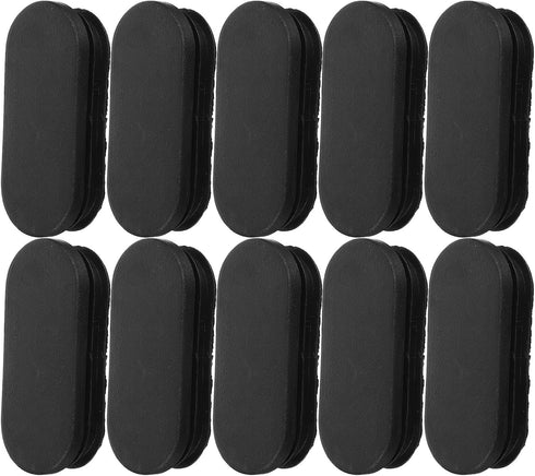 Balacoo 20pcs Oval Chair Leg End Caps Floor Protectors Plastic Covers for