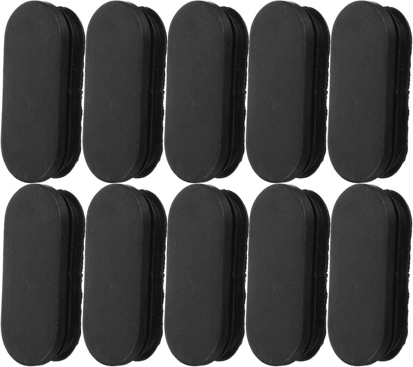 Balacoo 20pcs Oval Chair Leg End Caps Floor Protectors Plastic Covers for