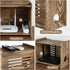 HANLANXUE Wood Router Shelf Projector Shelf Projector Stand Router Storage Box Modem Cable Routers Cover Organized
