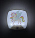 Omeet 2 Pack - Cartoon Unicorn LED Plug-in Night Light for Kids - Wall Lamp Take Good Care Children Sleep Light Sensor