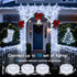 33ft 100 12 suddus LED White String Lights with Timer, Modes Christmas Fairy Lights Plug in, Connectable Indoor/Outdoor