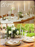 36 Party(White,0.8x11 Inches,Roman Treela Pieces Flameless Taper Candles Flickering Faux LED Battery Operated Electric