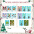 Laverteach Set 8 Christmas Money Holder Cards of for Cash Gift,Christmas Cards Money Holder Ornaments with Cover