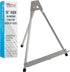 U.S. Art Supply 15" High Aluminum Tabletop Display Easel, Adjustable Folding Stand for Painting, Canvas, Posters