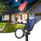 Solar Lights Outdoor Waterproof IP65,6500K Super Bright LED,2 Lighting Modes, Solar Powered