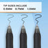 Paper Mate Gel Pen Profile - Retractable Pen 0.7mm Blue 12 Count