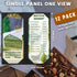 12 Pack 4.25" 11", Menu Covers x PU Leather Menu Holder, Menu Book for Restaurant, Coffee Bars, Wine Lists, and Drink