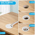 JTemgle 2" Grommet, 2 Spring Desk Plastic Cable Hole Cover Computer Table Cord Wire Organizer Caps Desktop Cord