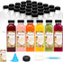 TOMNK 45pcs Juice Bottles with Lids, 16oz Reusable Plastic Juice Bottles with