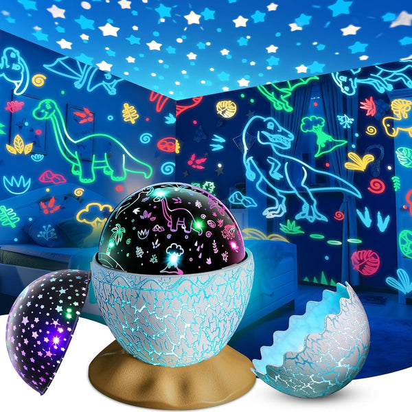 Dinosaur Egg Night Light for Kids, Sensory Toys for Kids Ages 3-5