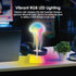 InnoVibe Jellyfish Desk Lamp RGB LED Light for Bedroom, Office & Nightstand, Color-Changing Table Lamp with Rotating
