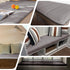 KJEKT 1.2x20x12 50D Window Seat Cushion Teddy Plush White Firm Foam Insert Non-Slip & Durable.Easy Clean for Storage