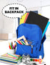 SUNEE Folders with Pockets, 125 Pack Black, 2 Pocket Folders Fit Letter Size Paper for School Office Home