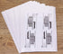 Tupalizy Clear Shipping Mailing Label Envelopes, Top Loading Packing List Adhesives for Business Storage