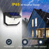 231 300 3 IP65 Garage(4 Pack) TECKNET LED Solar Motion Lights Outdoor, Angle & Lighting Modes, PIR Motion Sensor