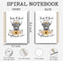 Highland Cow Notebook, Western Cow Gifts, Spiral Notebook 5.5x8.3, Highland Cow Office Supplies, Just a Girl Who Loves
