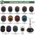 EYPINS 55-Pieces 2 Inch Sanding Discs Set, Air Grinder Abrasive Discs with 1/4 Inch Holder for Grinding